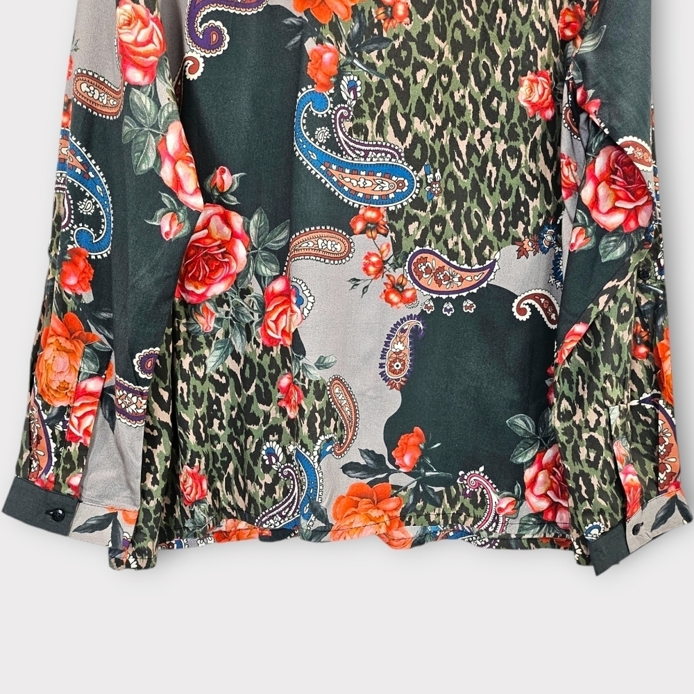 Tolani Collection Evonne Black Paisley Top - Picture 6 of 13